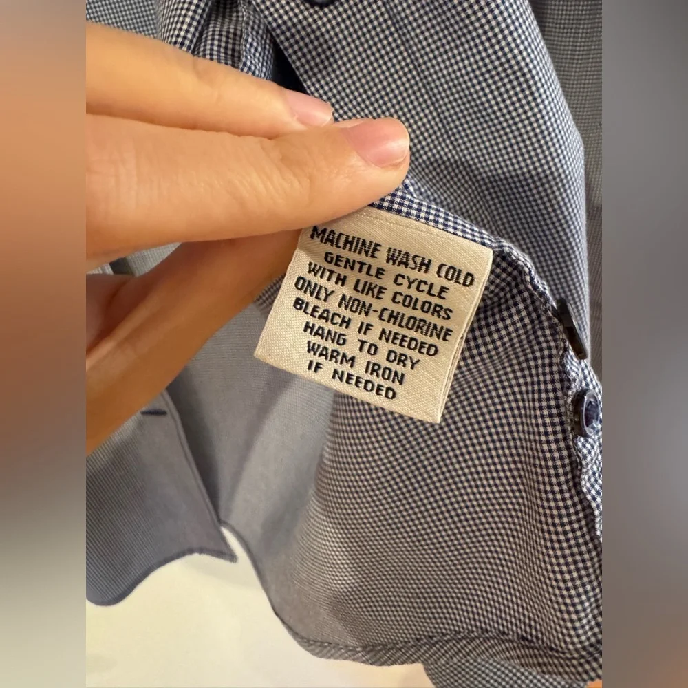 Faconnable Gray Button Down Shirt - Picture 3 of 4